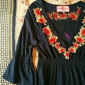 Johnny Was JWLA embroidered dress EUC!