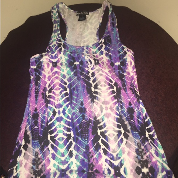 Cute multi colored tank 💜💖💙