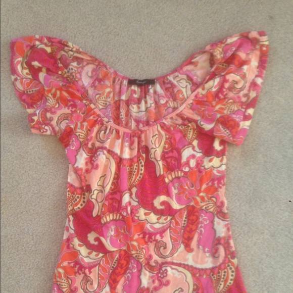 Express Butterfly Sleeve Top