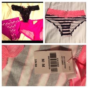 victoria's secret/pink panties bundle