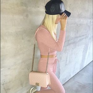 ‼️TEMP SALE‼️BLACK LEATHER Cap