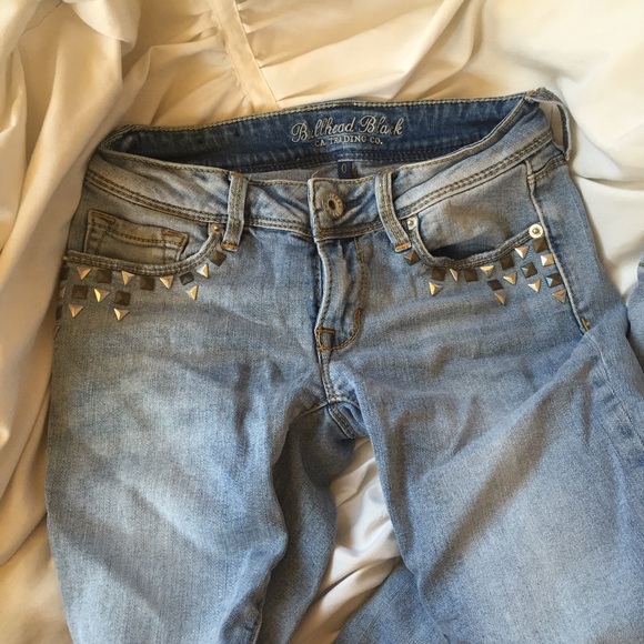 Studded jeans