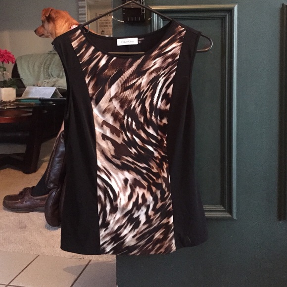 Calvin Klein top-worn to work with pants or skirt