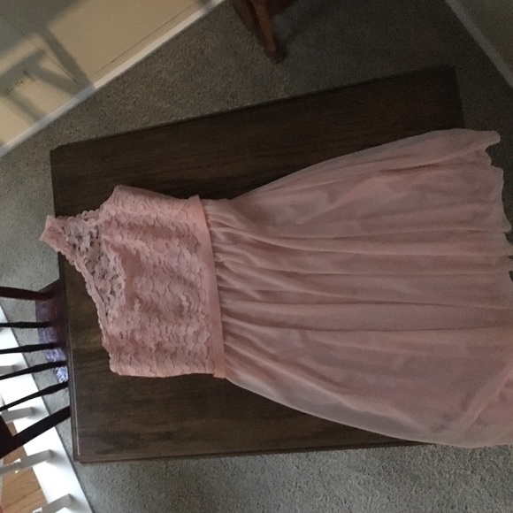 David's Bridal bridesmaid dress