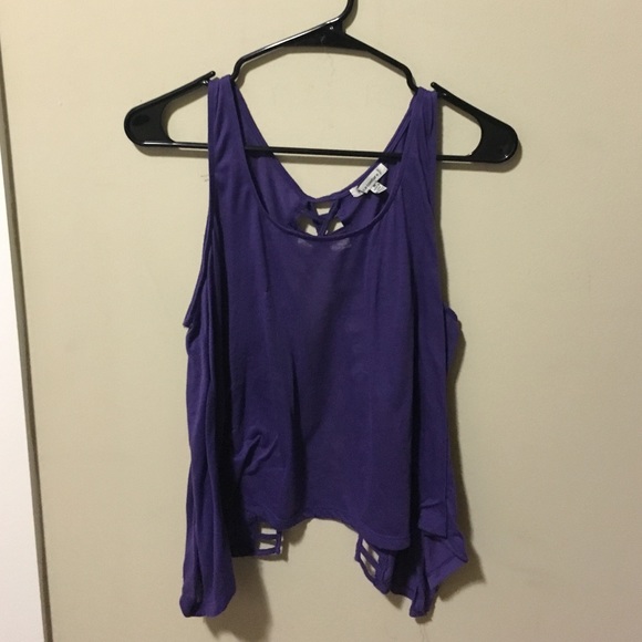 Open back tank