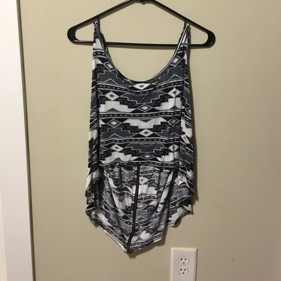 High low crop top