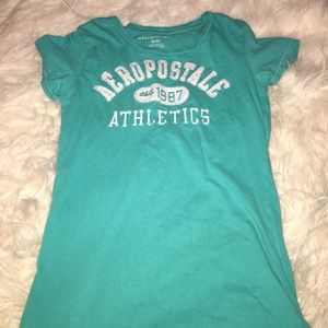 Aeropostale turquoise tee