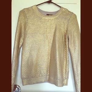 H&M gold jumper