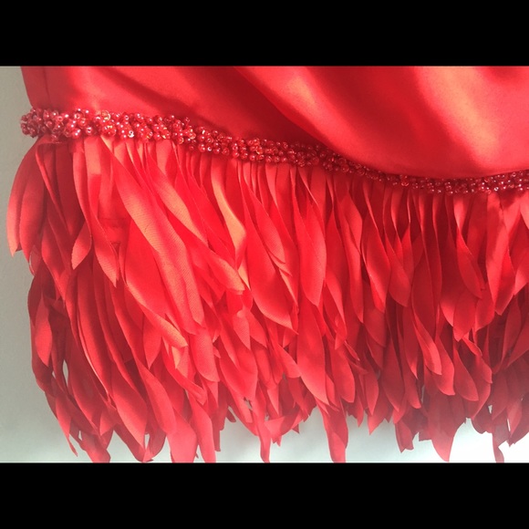 Nordstrom Festive Red Party Dress - Picture 2 of 3