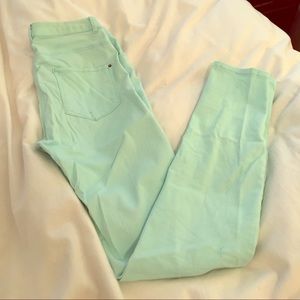 Mint skinny jeans!