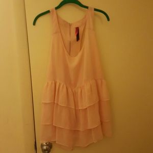 Ruffled racerback tank