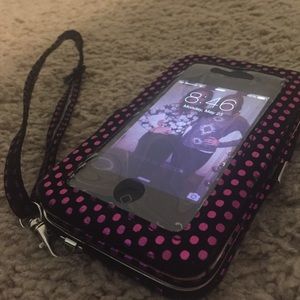 Touchscreen Phone/Wallet Wristlet