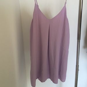 Lavender flowy dress from Tobi