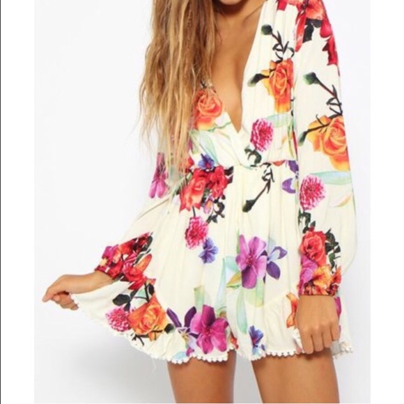 FLORAL ROMPER 🌸