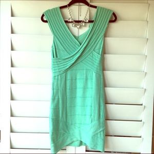 Mint Bandage Bodycon Mini Dress women's size