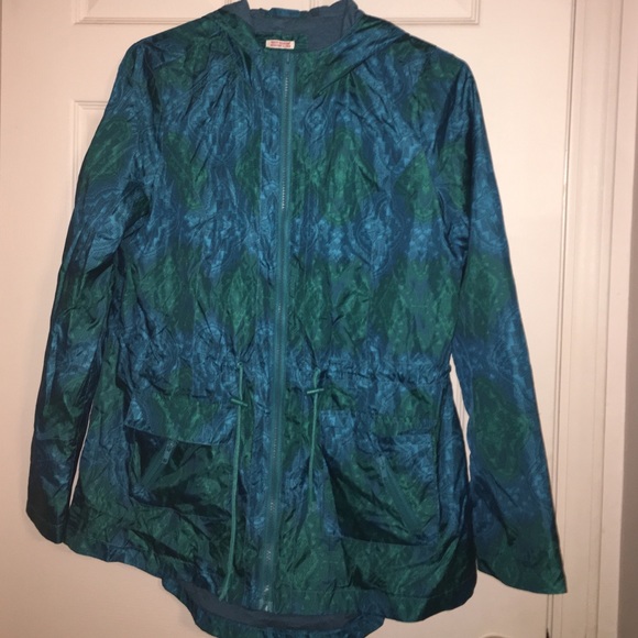 Turquoise Rain Coat