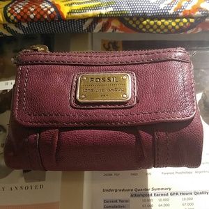 Fossil Emory Wallet Purple