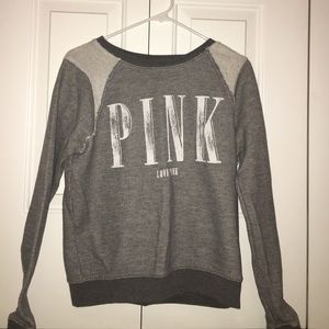 PINK crewneck sweater
