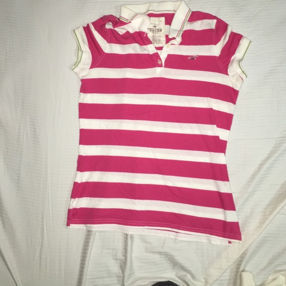 Striped Hollister polo