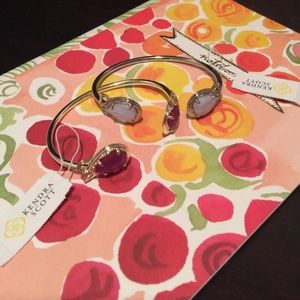 Purple Jade Kendra Scott Andy cuff!