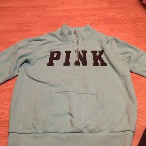 Pink victorias secret classic zip up