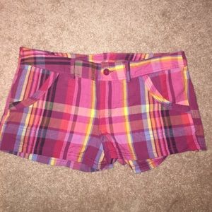 Plaid shorts