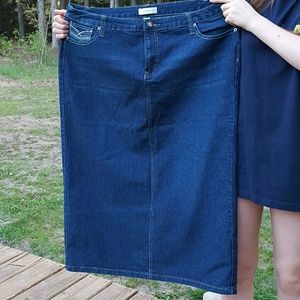 C J Banks Jean skirt perfect for anything.