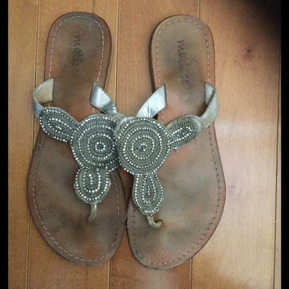 Matisse silver sandals