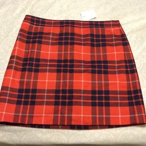 J. Crew Plaid Skirt