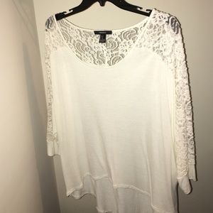 Lace tunic shirt from Forever 21