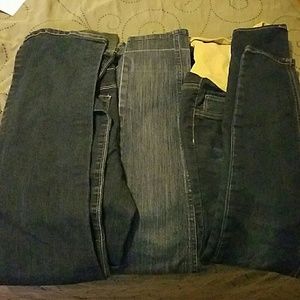 3 Small Maternity jeans bundle