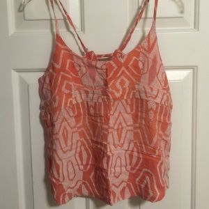 Orange and pink tank