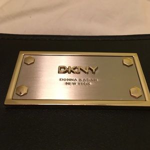 DKNY leather wallet wristlet