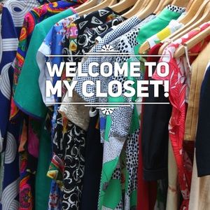 Welcome to my closet!