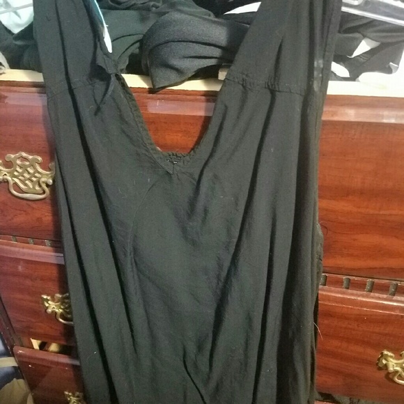 black elegant tank top