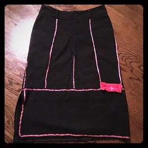 Long Gray Wool Skirt One of a Kind Small