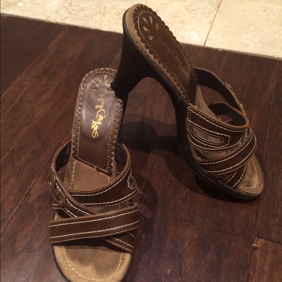 Summer heeled sandals