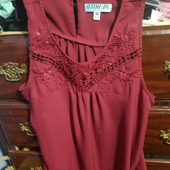red blouse
