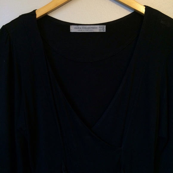 Zara black jersey dress - Picture 4 of 4