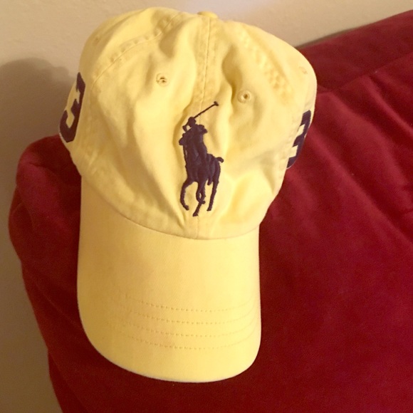 Yellow Polo Ralph Lauren Hat