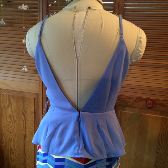 NWT Forever21 Low-Backed Peplum Cami - Picture 3 of 4