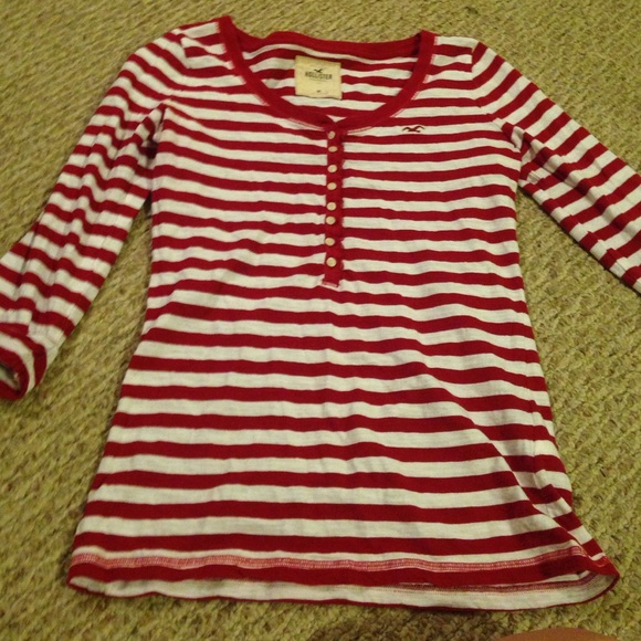 Hollister 3/4 sleeve tshirt - Picture 1 of 1