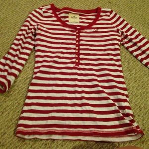 Hollister 3/4 sleeve tshirt