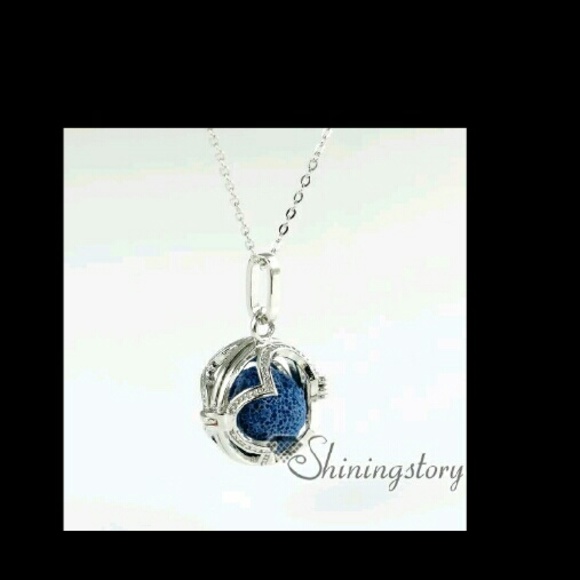 Jewelry - Volcanic stone oil diffuser necklace