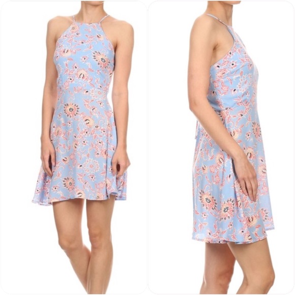 | EVERYTHING MUST GO‼️ | printed sleeveless dress - Picture 2 of 3