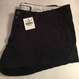 Abercrombie & Fitch Navy Shorts - Size 0