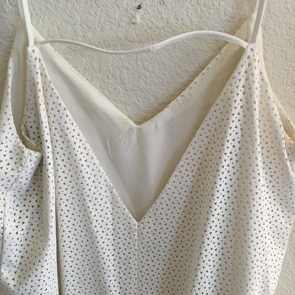 H&M / white leather tank - Picture 3 of 4