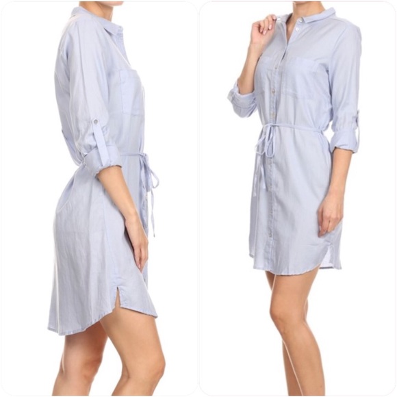 | EVERYTHING MUST GO‼️ | button up shirt dress - Picture 2 of 3