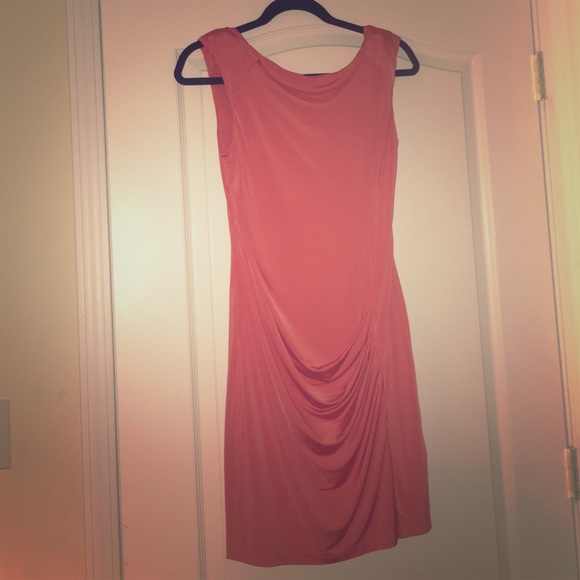GUESS by Marciano Coral Draped Dress
