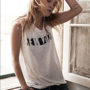 Linen Madewell New York Tank